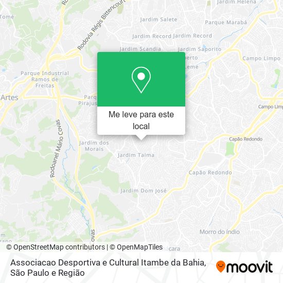 Associacao Desportiva e Cultural Itambe da Bahia mapa