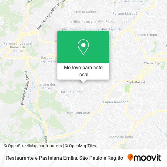 Restaurante e Pastelaria Emília mapa