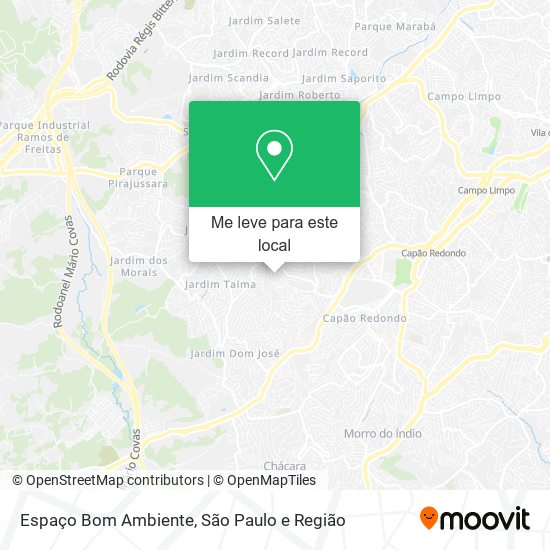 Espaço Bom Ambiente mapa