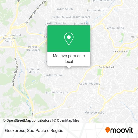 Geexpress mapa