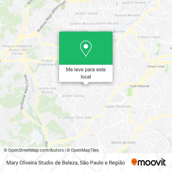 Mary Oliveira Studio de Beleza mapa
