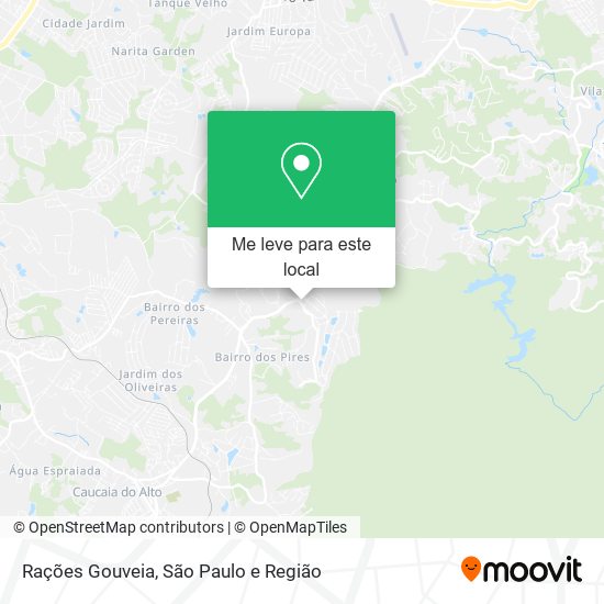 Rações Gouveia mapa