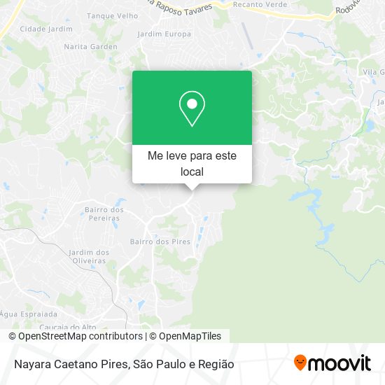 Nayara Caetano Pires mapa