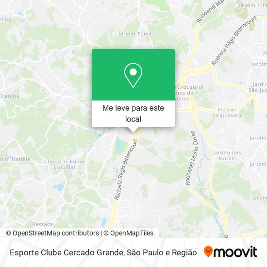 Esporte Clube Cercado Grande mapa