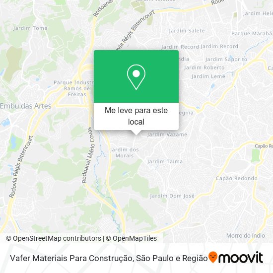 Vafer Materiais Para Construção mapa
