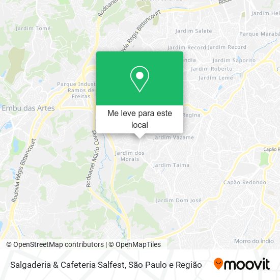 Salgaderia & Cafeteria Salfest mapa