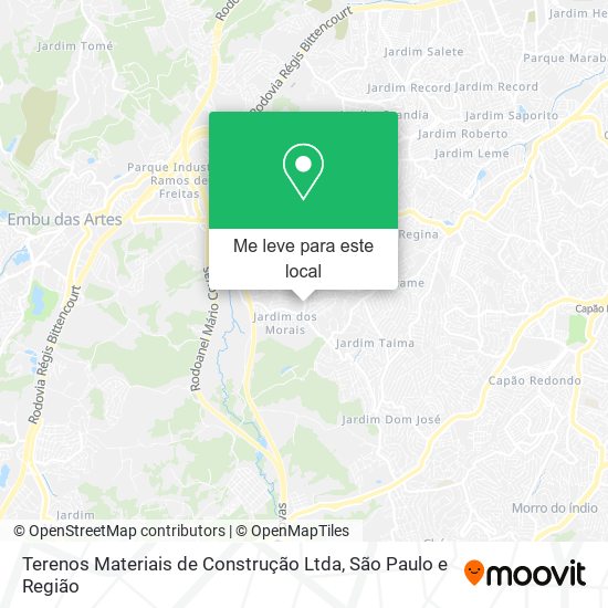 Terenos Materiais de Construção Ltda mapa