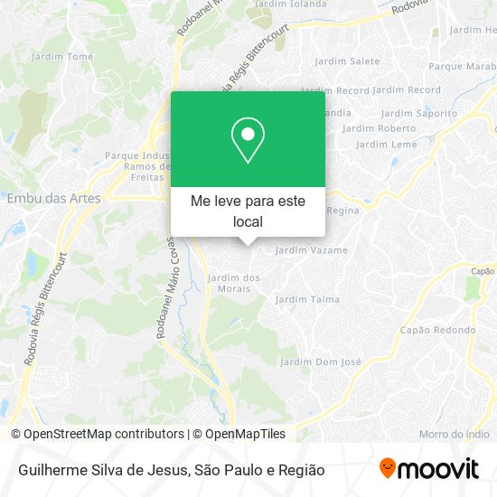 Guilherme Silva de Jesus mapa