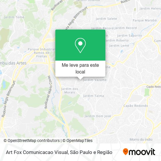 Art Fox Comunicacao Visual mapa