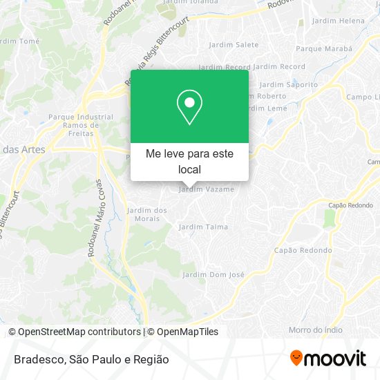 Bradesco mapa