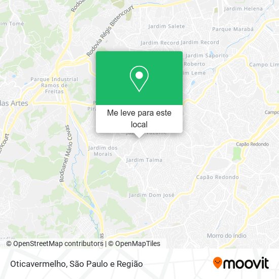 Oticavermelho mapa