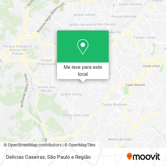 Delicias Caseiras mapa