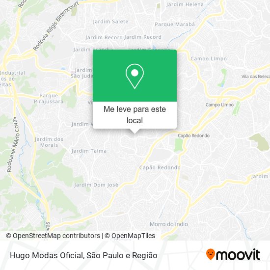 Hugo Modas Oficial mapa