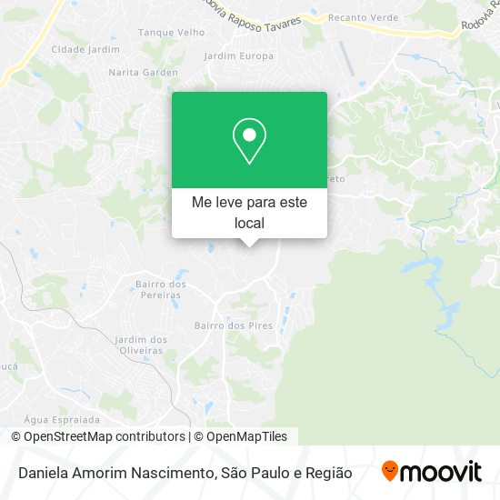 Daniela Amorim Nascimento mapa
