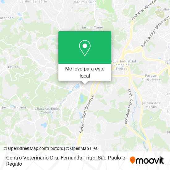 Centro Veterinário Dra. Fernanda Trigo mapa