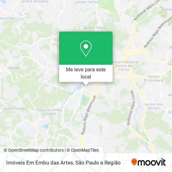 Imóveis Em Embu das Artes mapa