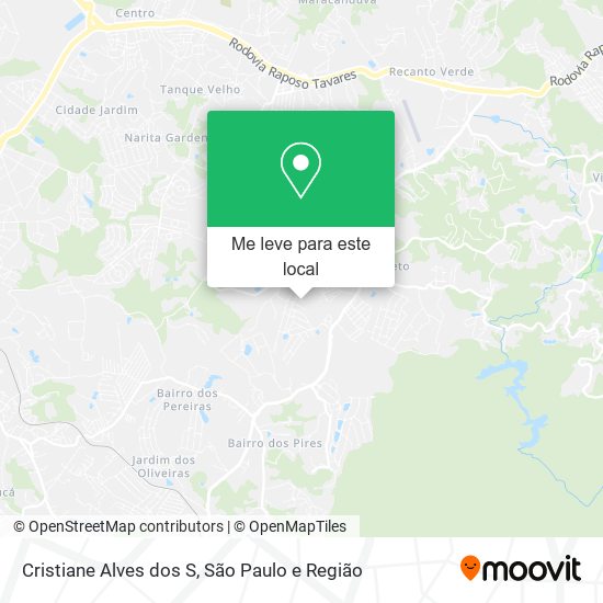 Cristiane Alves dos S mapa