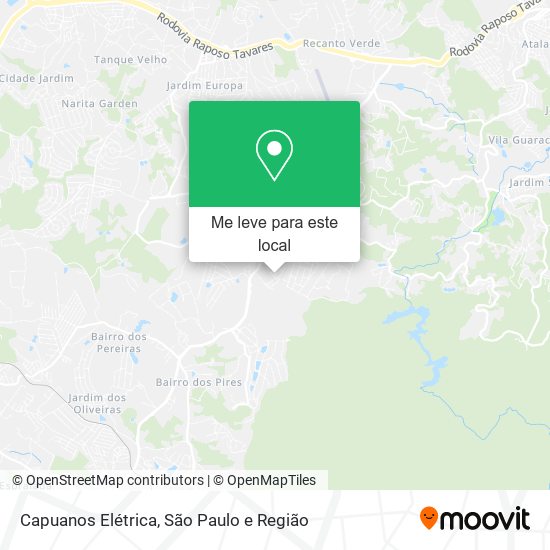 Capuanos Elétrica mapa