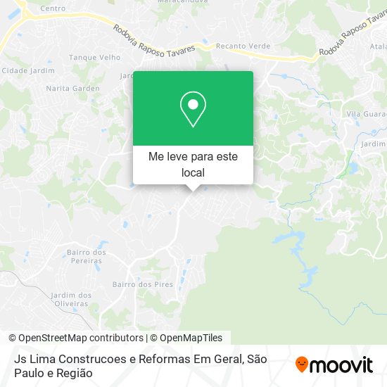 Js Lima Construcoes e Reformas Em Geral mapa