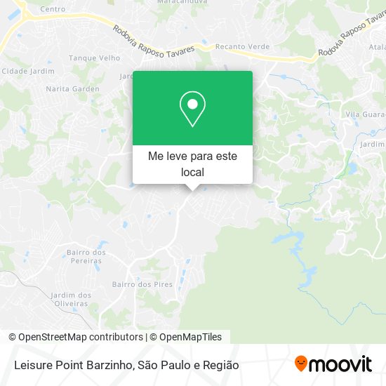 Leisure Point Barzinho mapa