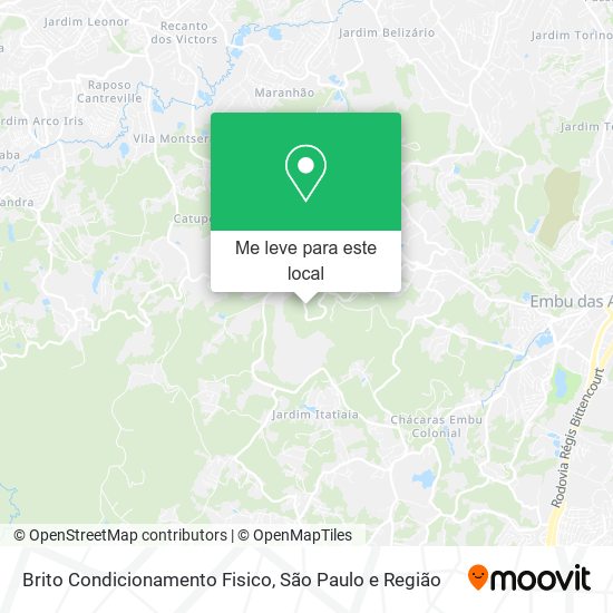 Brito Condicionamento Fisico mapa