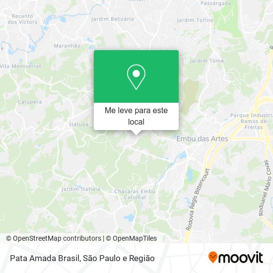 Pata Amada Brasil mapa