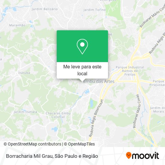 Borracharia Mil Grau mapa