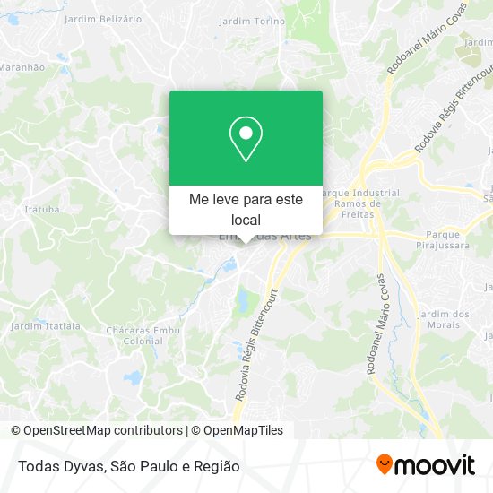 Todas Dyvas mapa