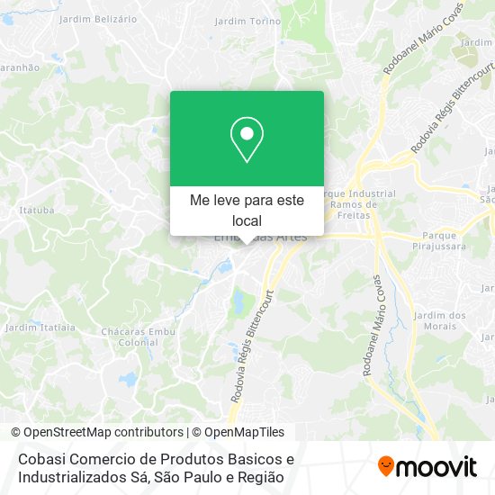 Cobasi Comercio de Produtos Basicos e Industrializados Sá mapa