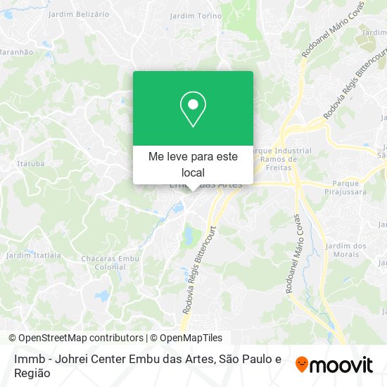 Immb - Johrei Center Embu das Artes mapa