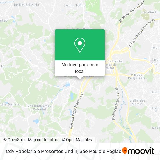Cdv Papelaria e Presentes Und.II mapa
