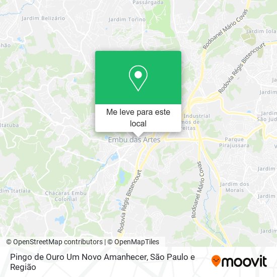 Pingo de Ouro Um Novo Amanhecer mapa
