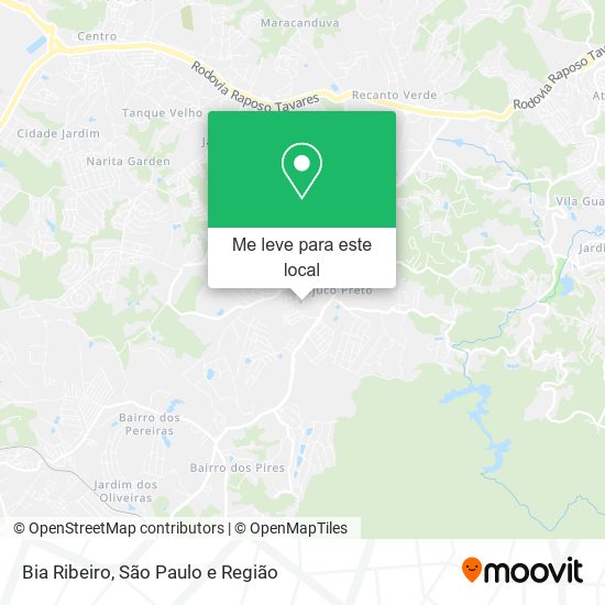 Bia Ribeiro mapa
