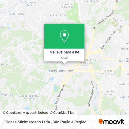 Dicasa Minimercado Ltda. mapa