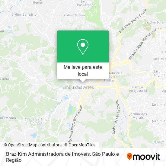 Braz-Kim Administradora de Imoveis mapa