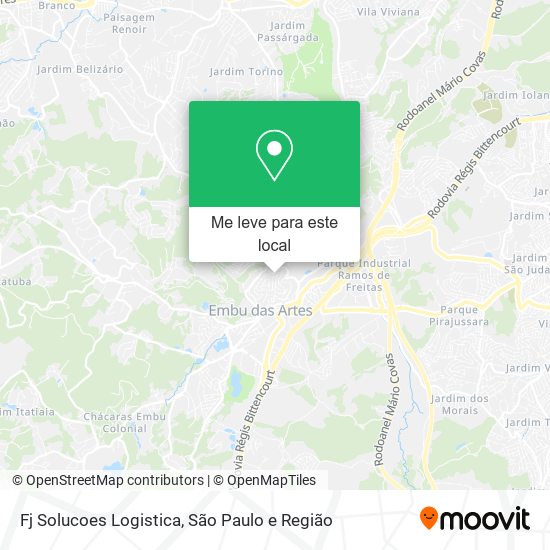 Fj Solucoes Logistica mapa