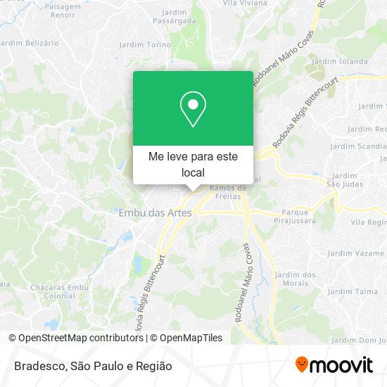 Bradesco mapa