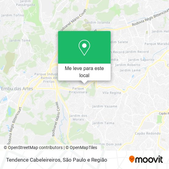 Tendence Cabeleireiros mapa