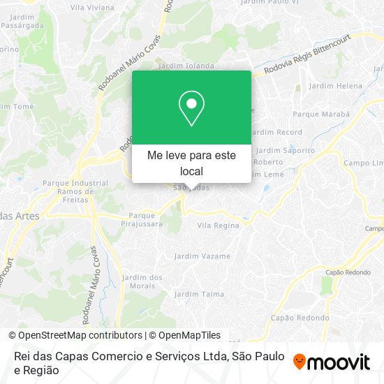 Rei das Capas Comercio e Serviços Ltda mapa