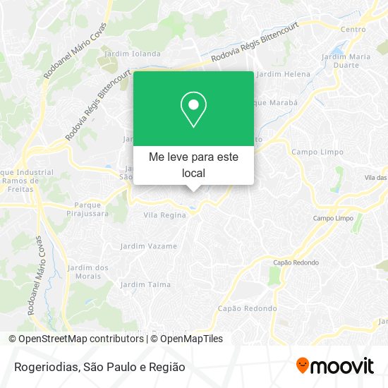 Rogeriodias mapa