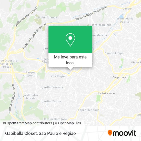 Gabibella Closet mapa