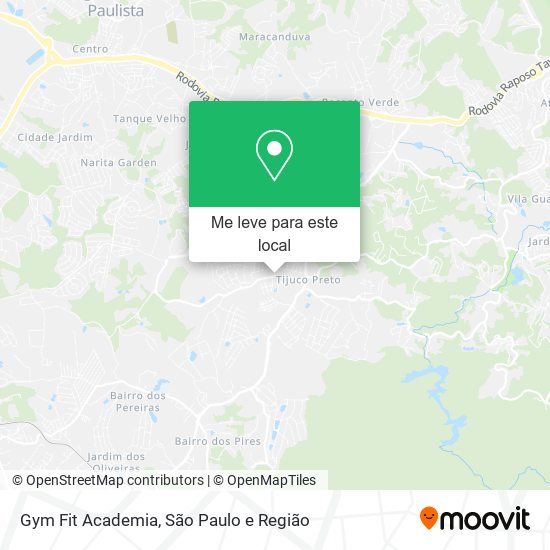 Gym Fit Academia mapa