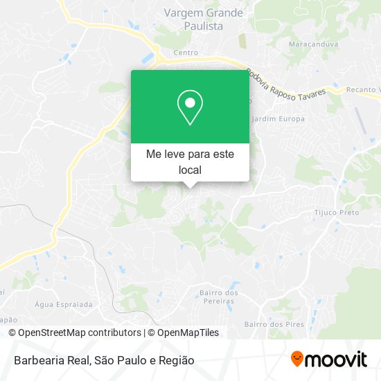 Barbearia Real mapa