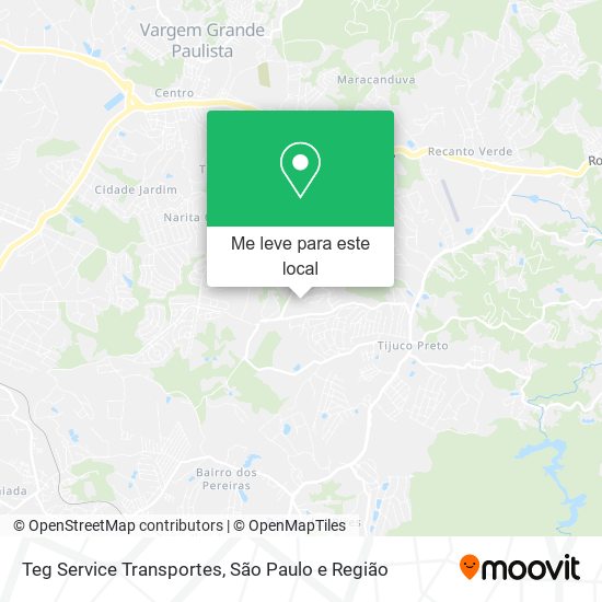 Teg Service Transportes mapa