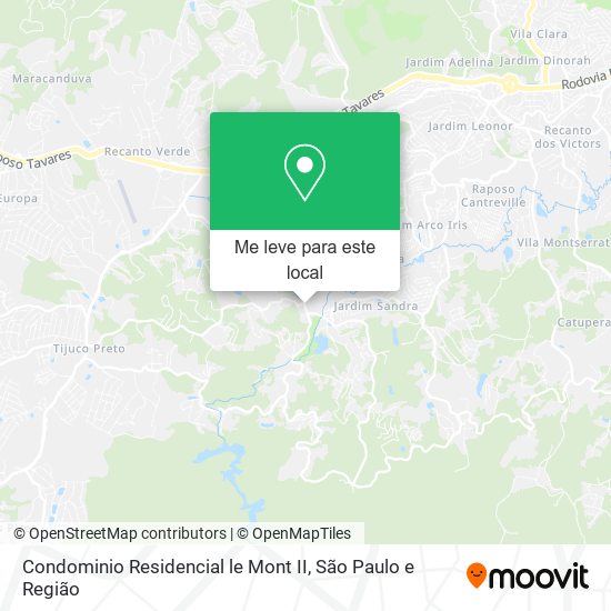 Condominio Residencial le Mont II mapa