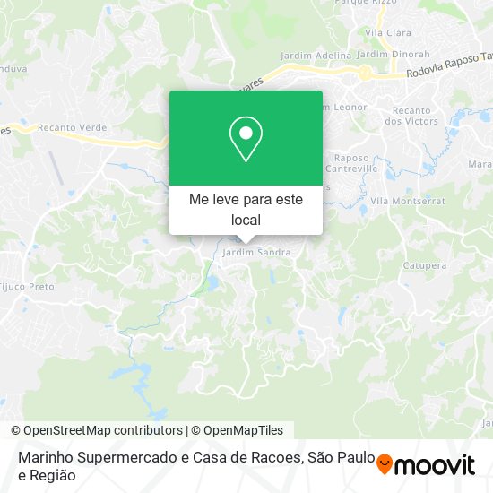 Marinho Supermercado e Casa de Racoes mapa