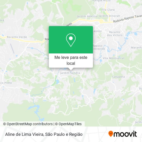 Aline de Lima Vieira mapa