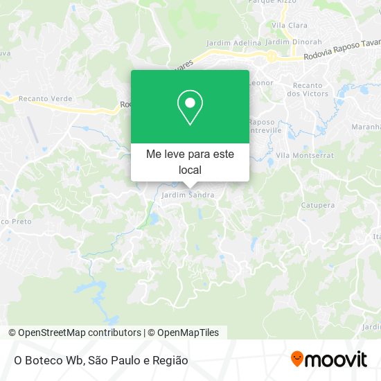 O Boteco Wb mapa