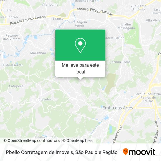 Pbello Corretagem de Imoveis mapa