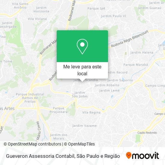 Gueveron Assessoria Contabil mapa